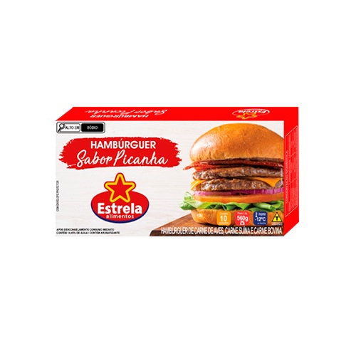 Hamburguer Misto Picanha Estrela 560g