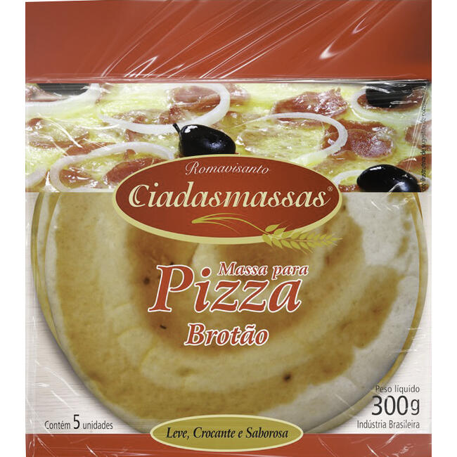 Massa para Pizza Ciadasmassas Broto 300g