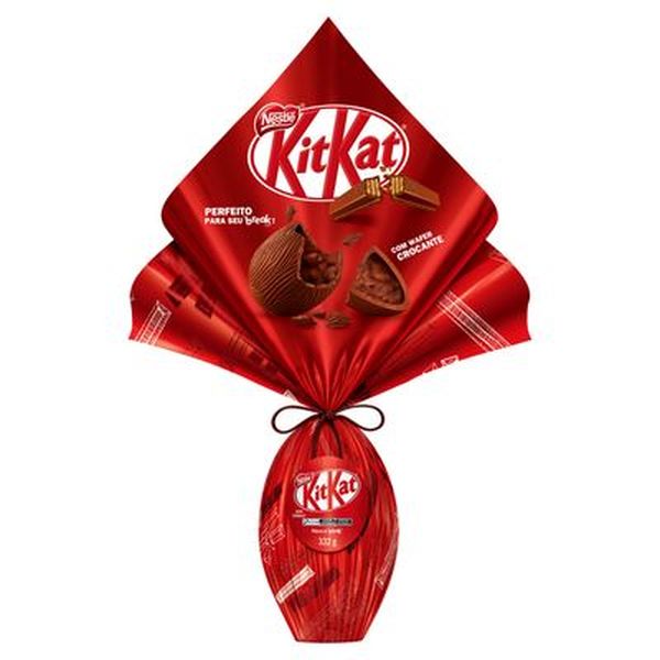 Ovo de Páscoa ao Leite Kitkat Nestlé 332g