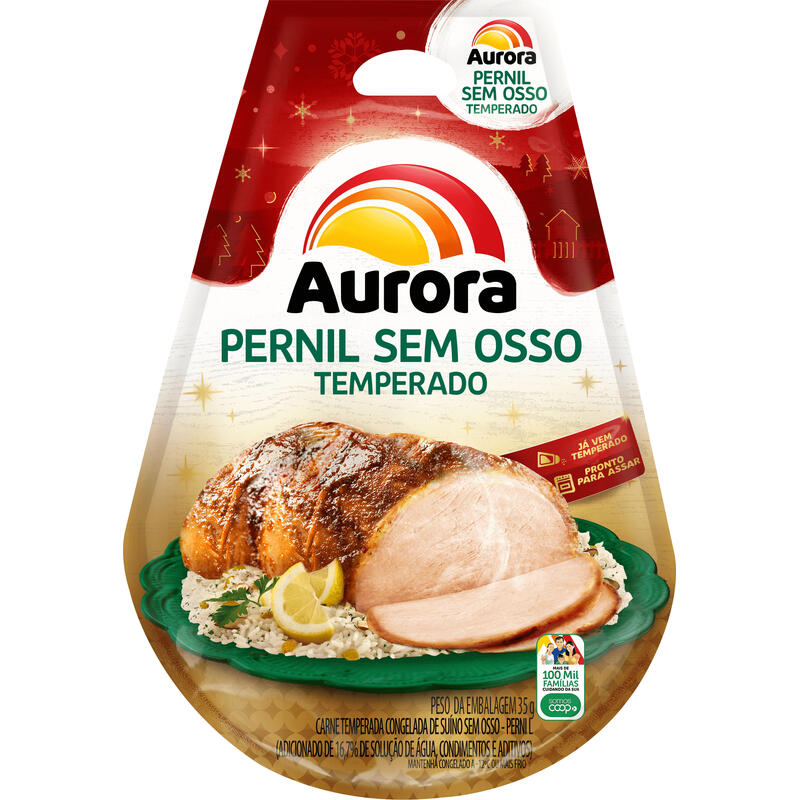 Pernil Sem Osso Aurora Cong Temp Preço por quilo no pacote