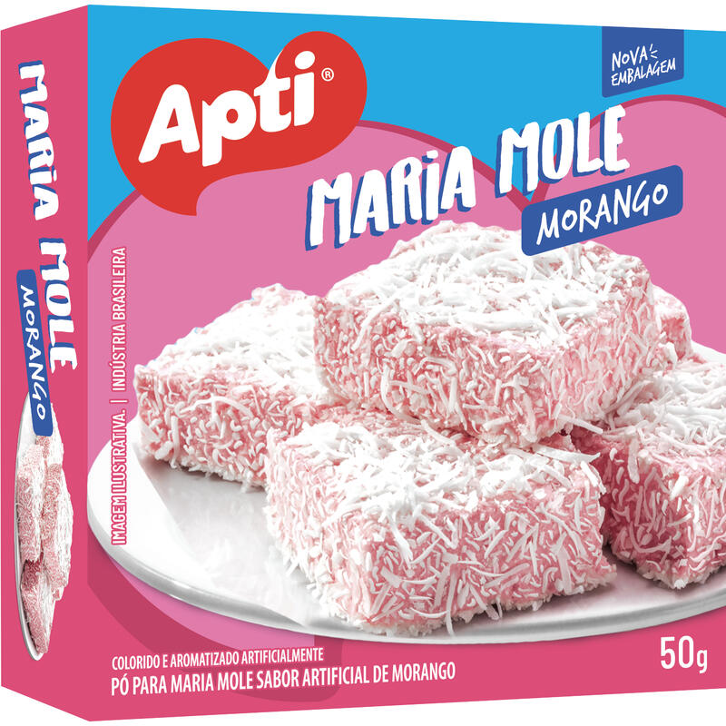 Maria Mole Apti Morango 50g