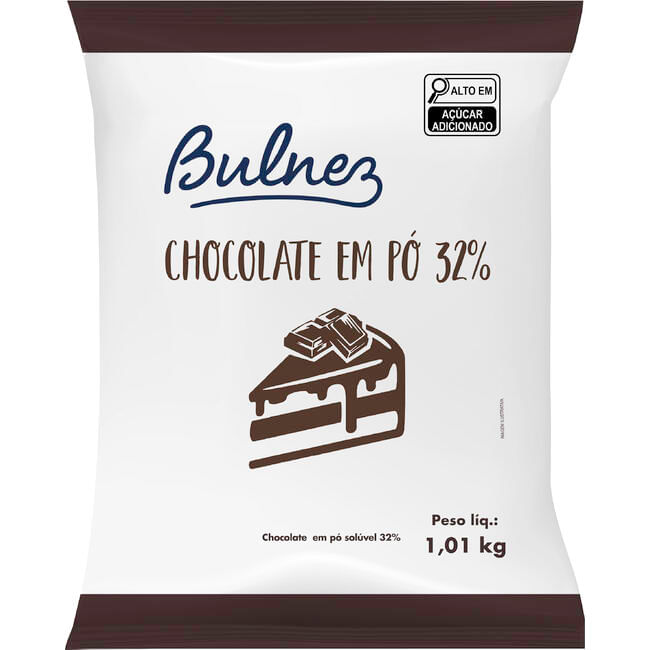 Chocolate em Pó Bulnez 32% Cacau 1,01kg