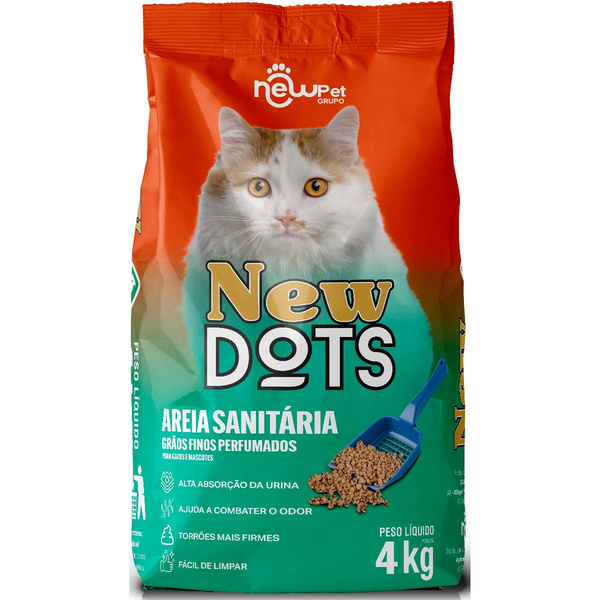 Areia New Dots 4kg - Perfumado