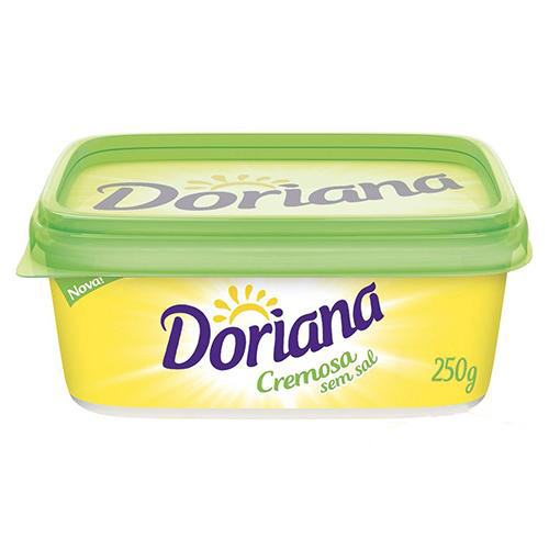 Margarina Doriana Cremosa Sem Sal 250g