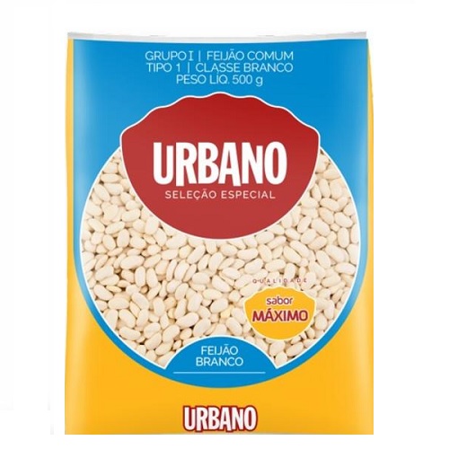 Feijão Branco Tipo 1 Urbano Seleção Especial Pacote 500g