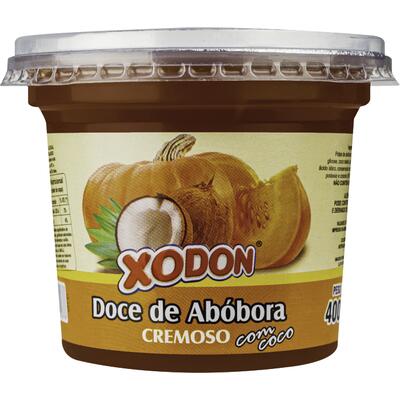 Doce Xodon Abóbora com coco 400g