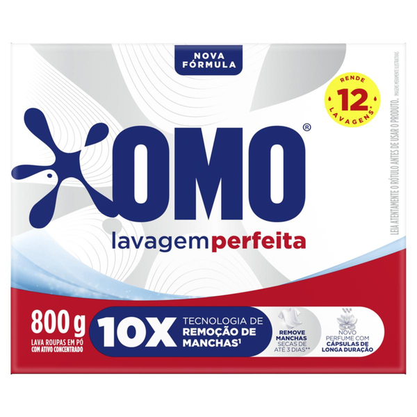 Sabão em Pó Omo Lavagem Perfeita Sachê 800g