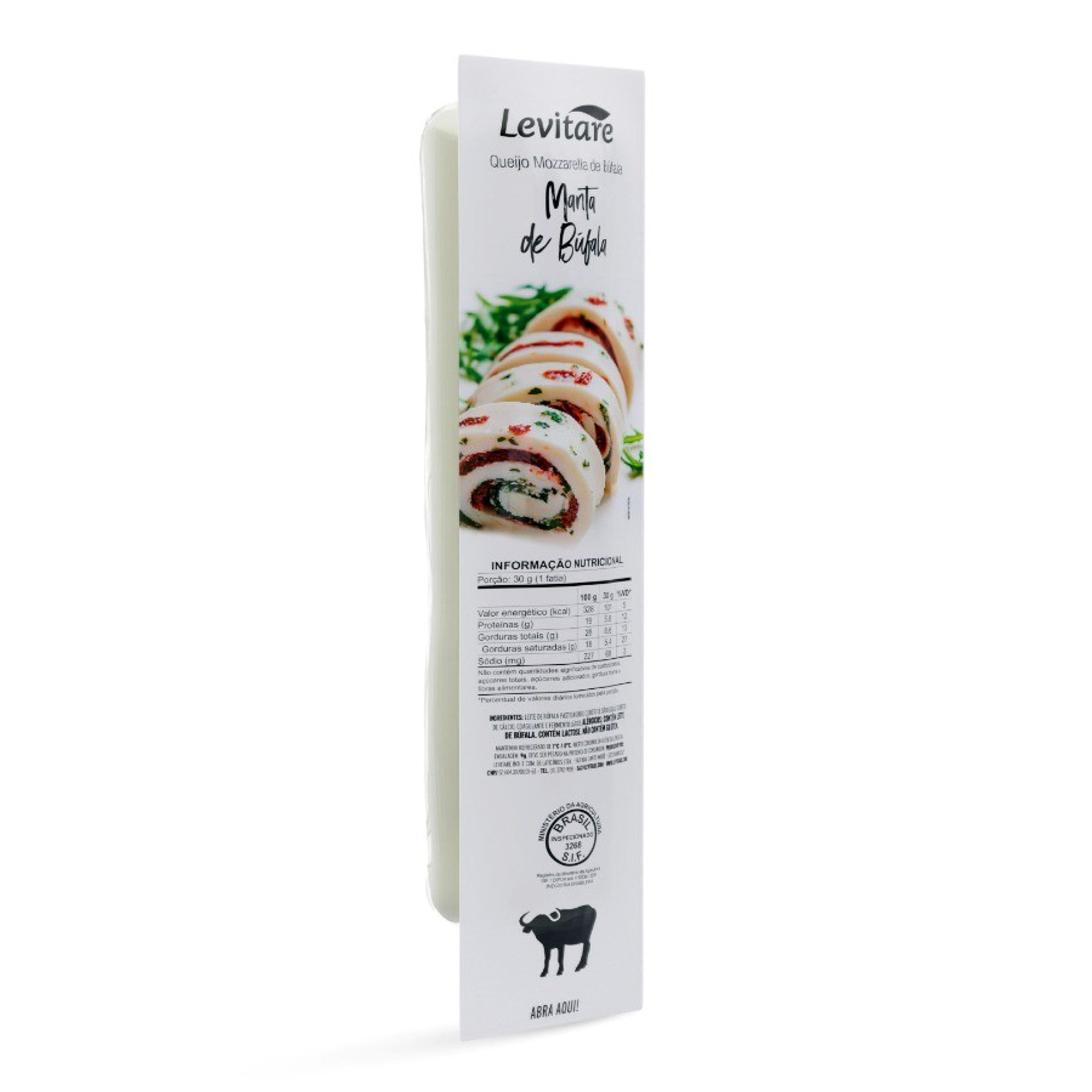 Queijo Mozzarella de Búfala Manta Levitare