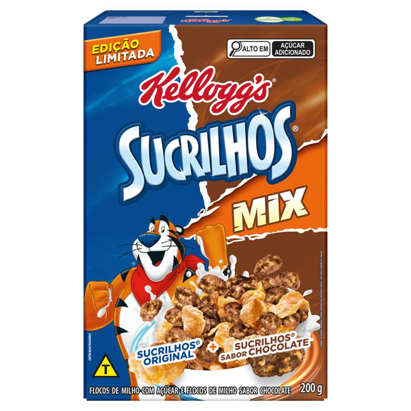 Cereal KELLOGG'S Sucrilhos Mix Original + Chocolate 200g Edição Limitada