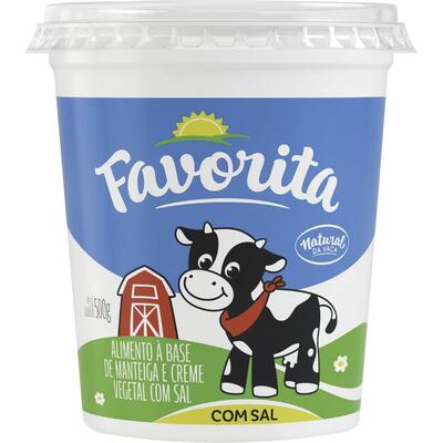 Alimento à Base de Manteiga Favorita Sal 500g