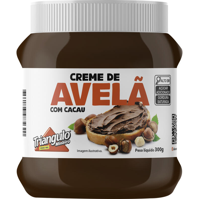 Creme de Avelã Triângulo 300g