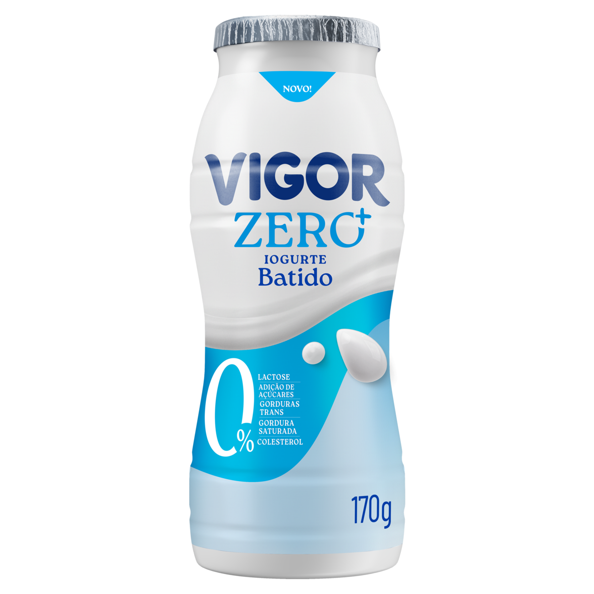 Iogurte Parcialmente Desnatado Batido Zero Lactose Vigor 170g