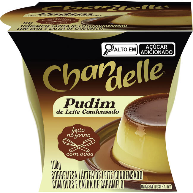 Sobremesa Chandelle Pudim de Leite Condensado 100g
