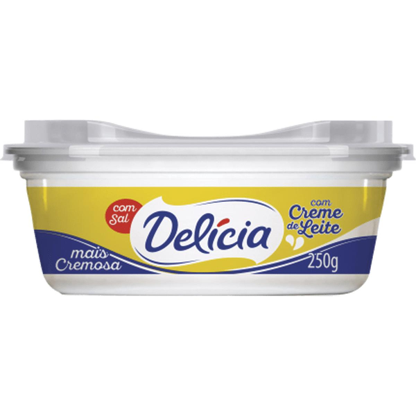 Margarina Delícia 250g - Com Sal