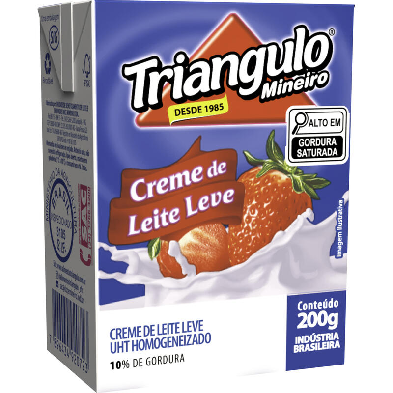 Creme de Leite Triângulo 200g
