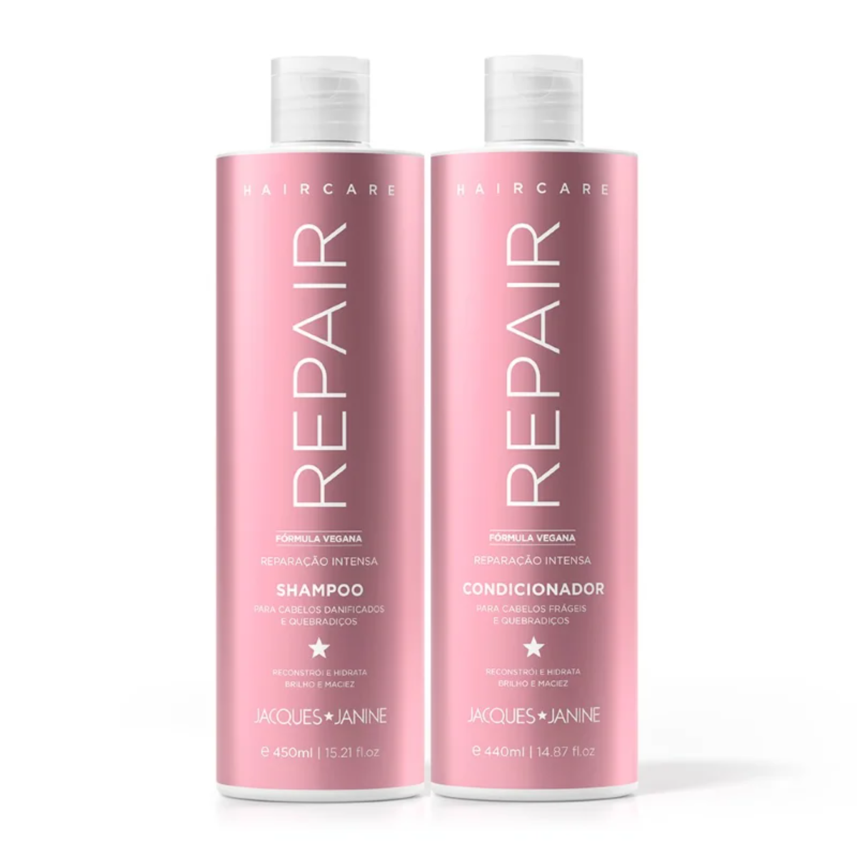 Kit JACQUES JANINE Repair Shampoo 450ml + Condicionador 440ml