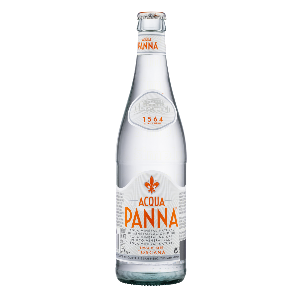 Água Mineral Natural sem Gás Acqua Panna Toscana Garrafa 505ml