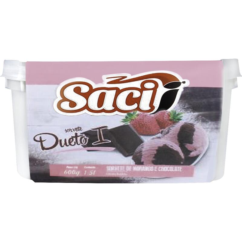 Sorvete Saci Dueto 1,5L