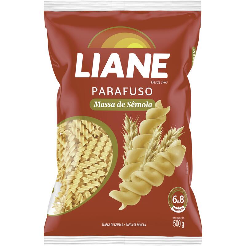 Macarrão de Sêmola Liane Parafuso 500g