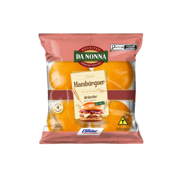 Brioche da Nonna 280g - Hambúrguer