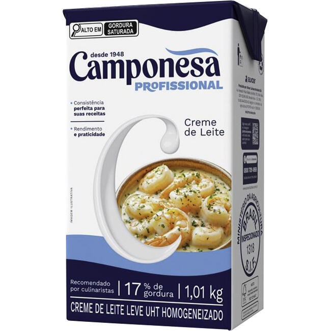 Creme de Leite Camponesa 1,01kg