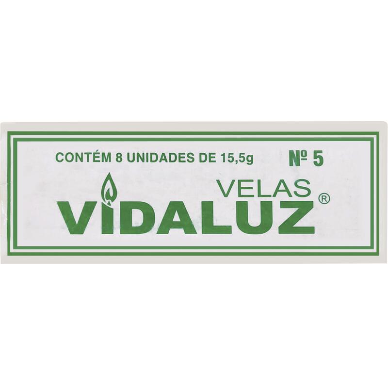 Velas Vida Luz Nº5 8x15,5g