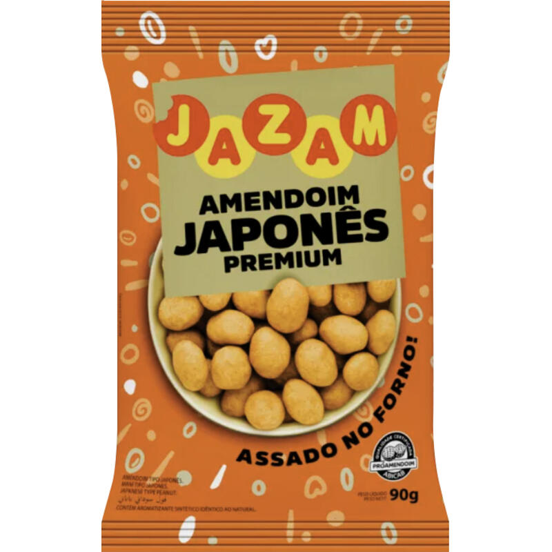 Amendoim Premium Jazam Japonês 90g