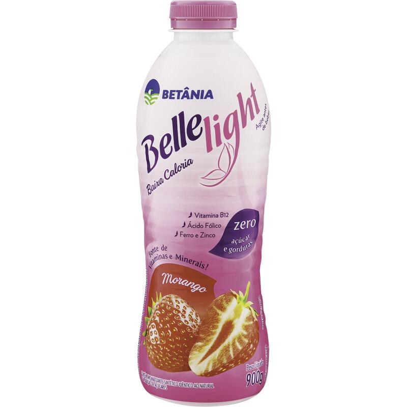 Leite Fermentado Light Belle Morango 900g