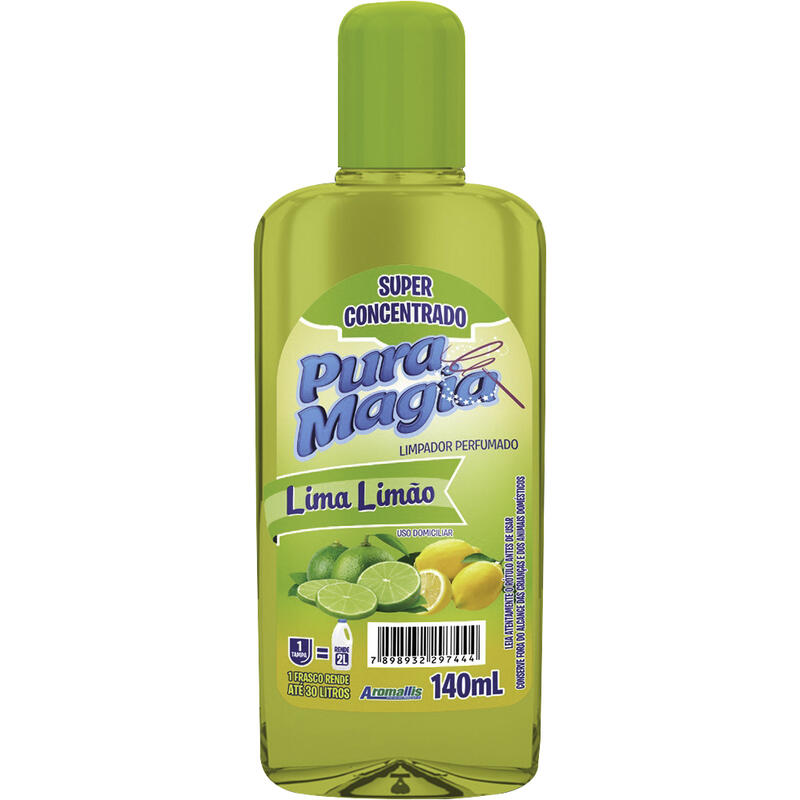 Limpador Perfumado Pura Magia Lima Limão 140ml