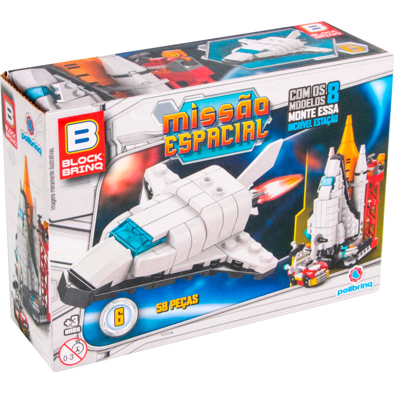 Blocos Polibrinq Missão Espacial un
