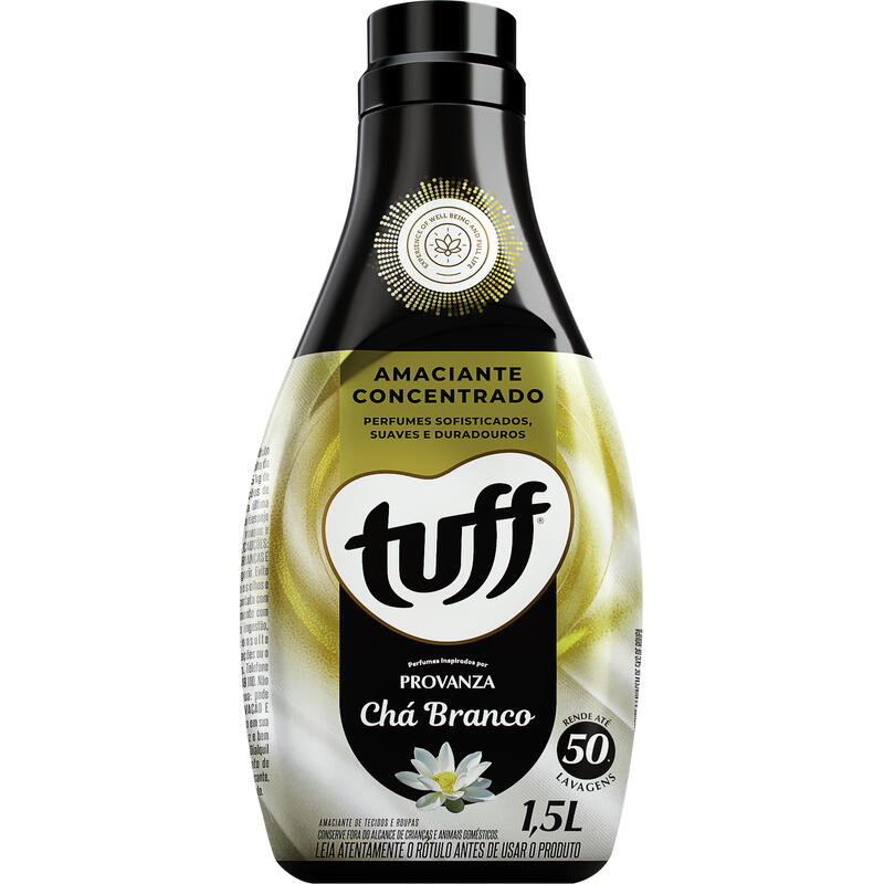 Amaciante de Roupas Concentrado Tuff Chá Branco 1,5L