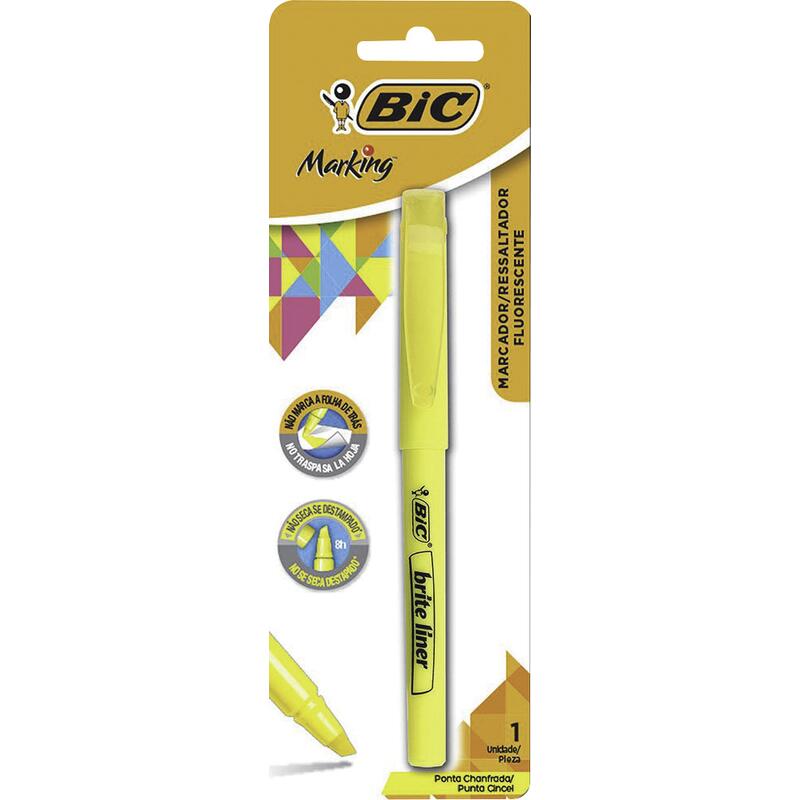Marcador de Texto Bic Amarelo un
