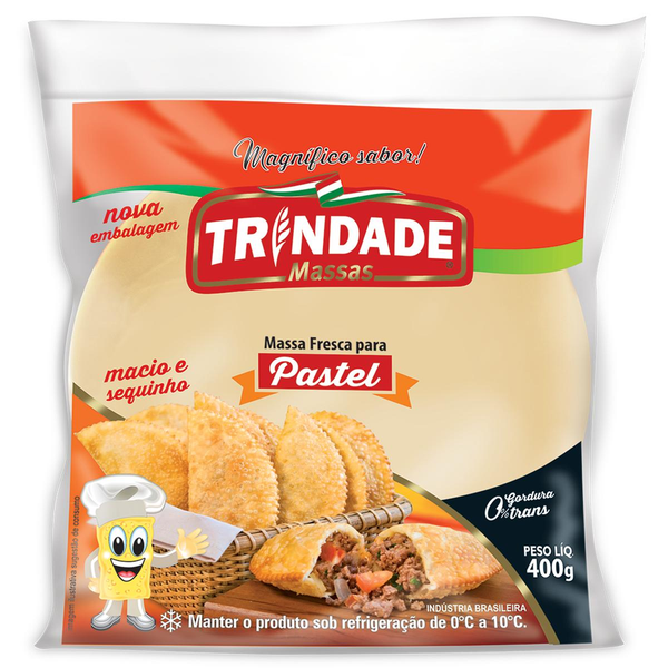 Massa para Pastel Trindade 400g - Disco