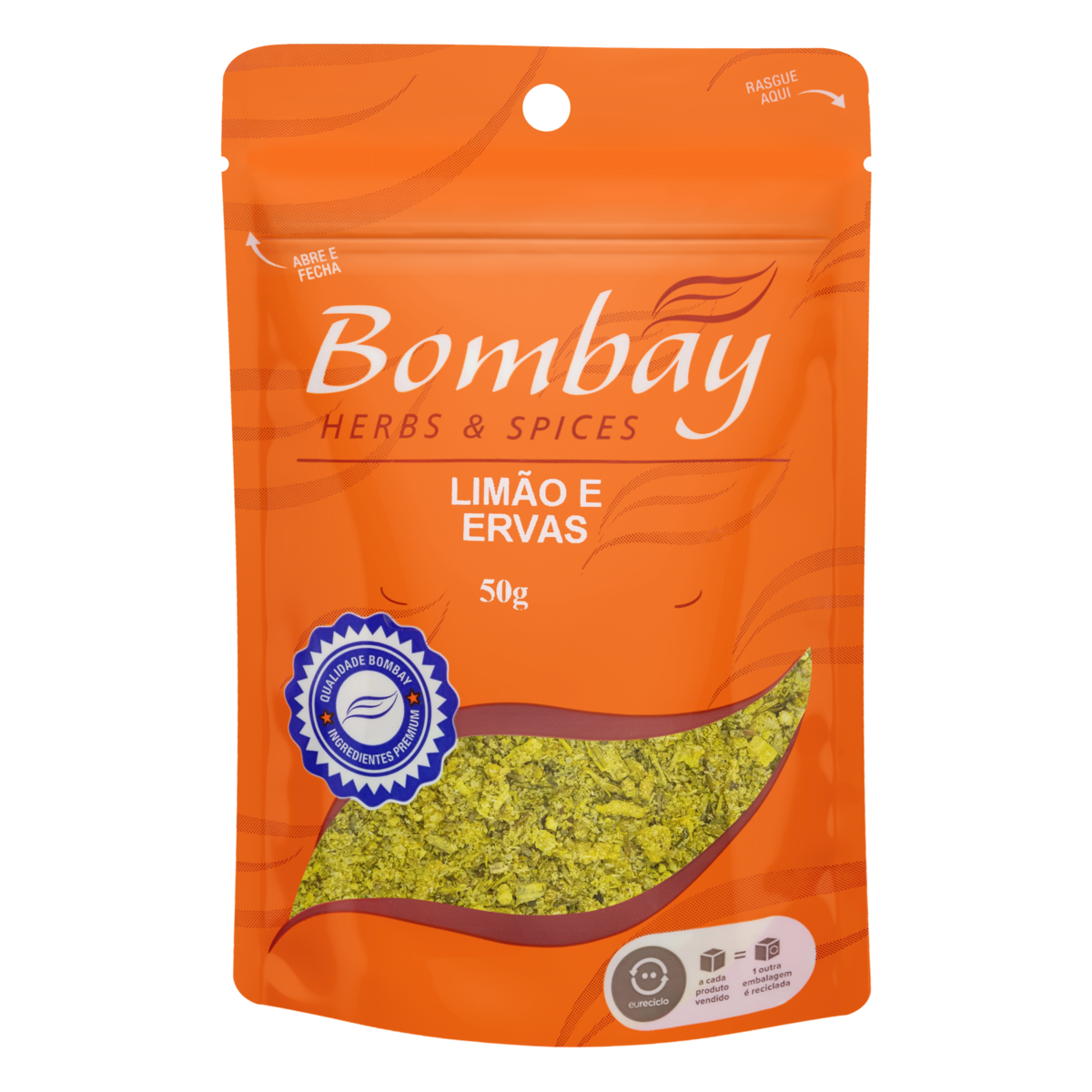 Limão e Ervas BOMBAY Herbs & Spices 50g
