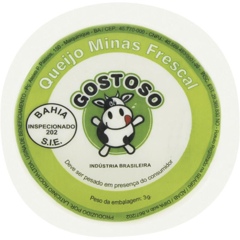 Queijo Minas Frescal Gostoso Preço por quilo na peça