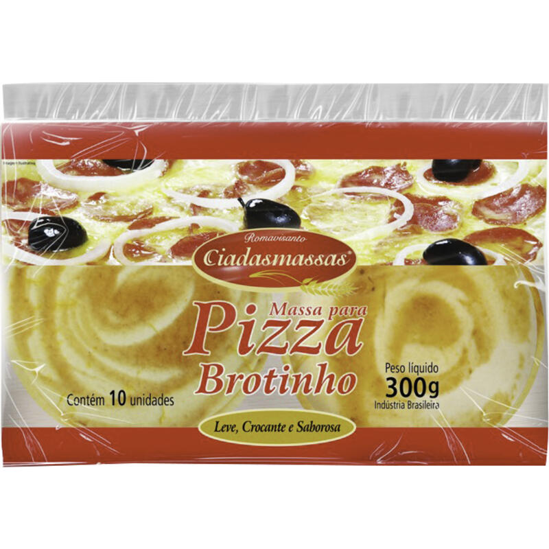 Massa para Pizza Ciadasmassas Brotinho 300g