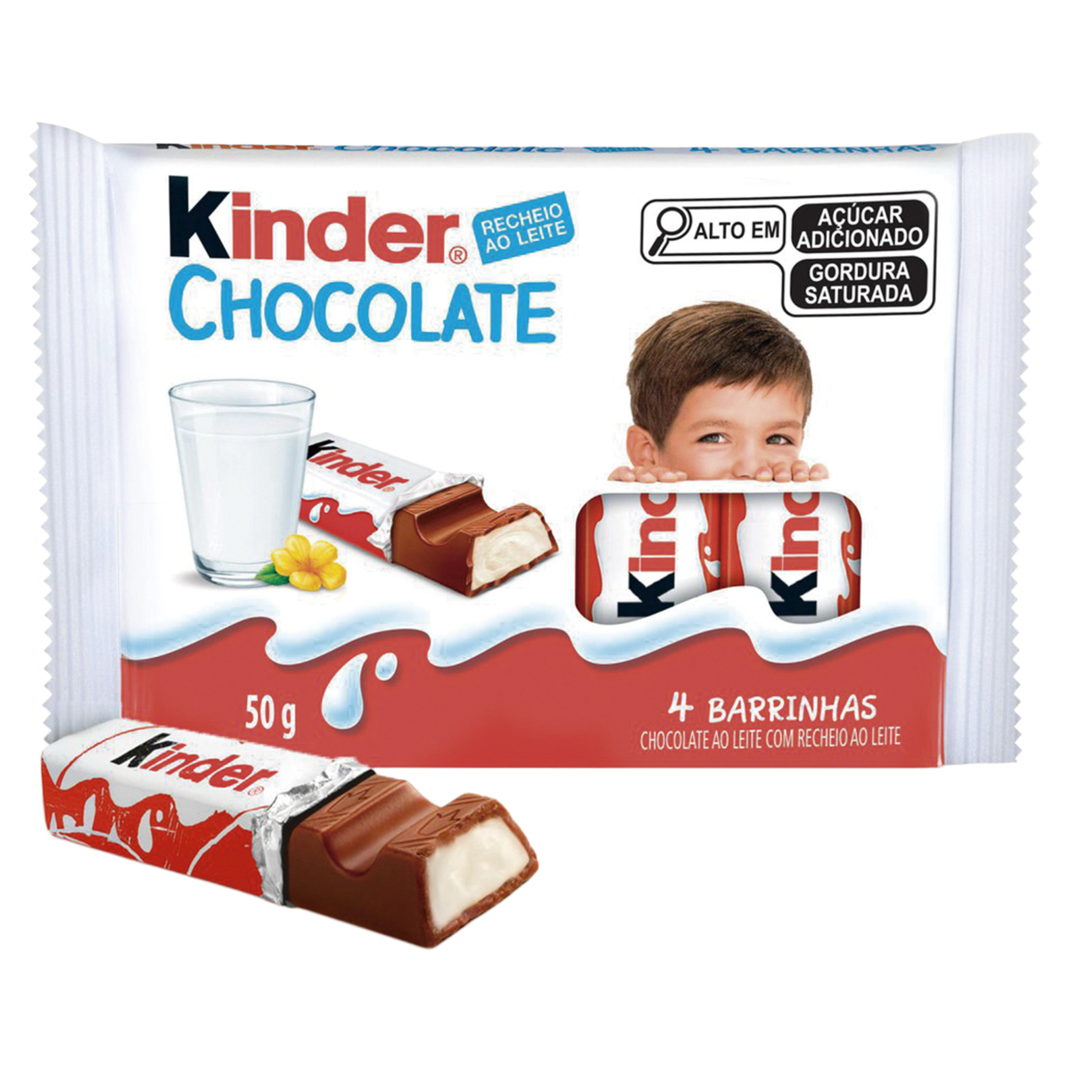 Chocolate Kinder 50g 4un