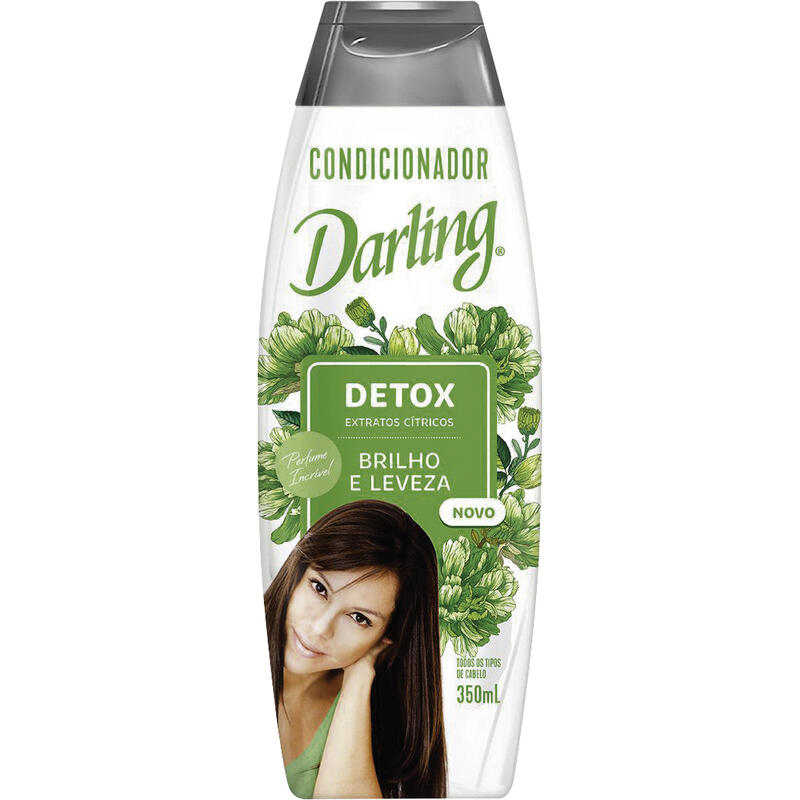 Condicionador de Cabelo DARLING Detox Brilho e Leveza 350ml