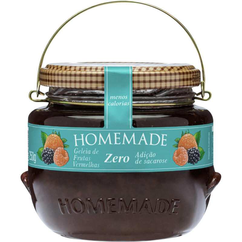 Geleia Frutas Vermelhas Homemade Vidro 250g