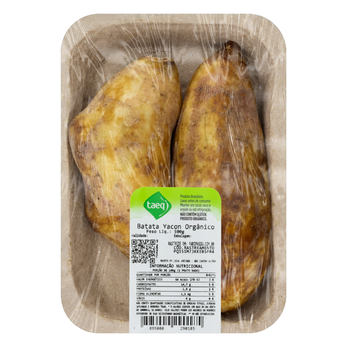 Batata Yacon Orgânica Taeq 500g