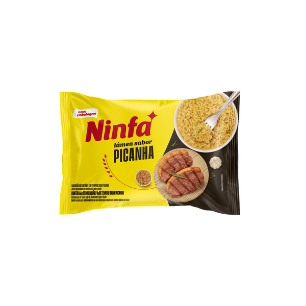 Massa Instantânea Ninfa 70g - Picanha