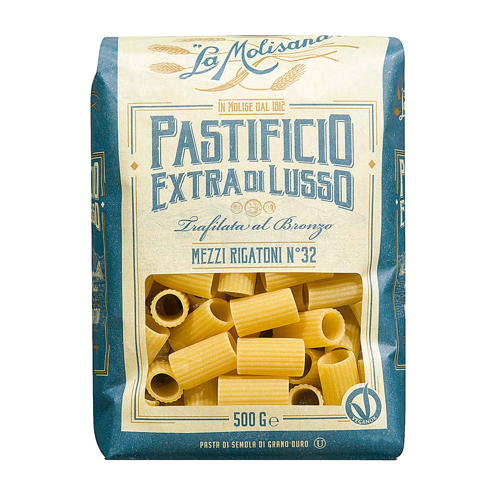 Massa Mezzi Rigatoni Pastificio Extra di Lusso nº32 La Molisana 500g
