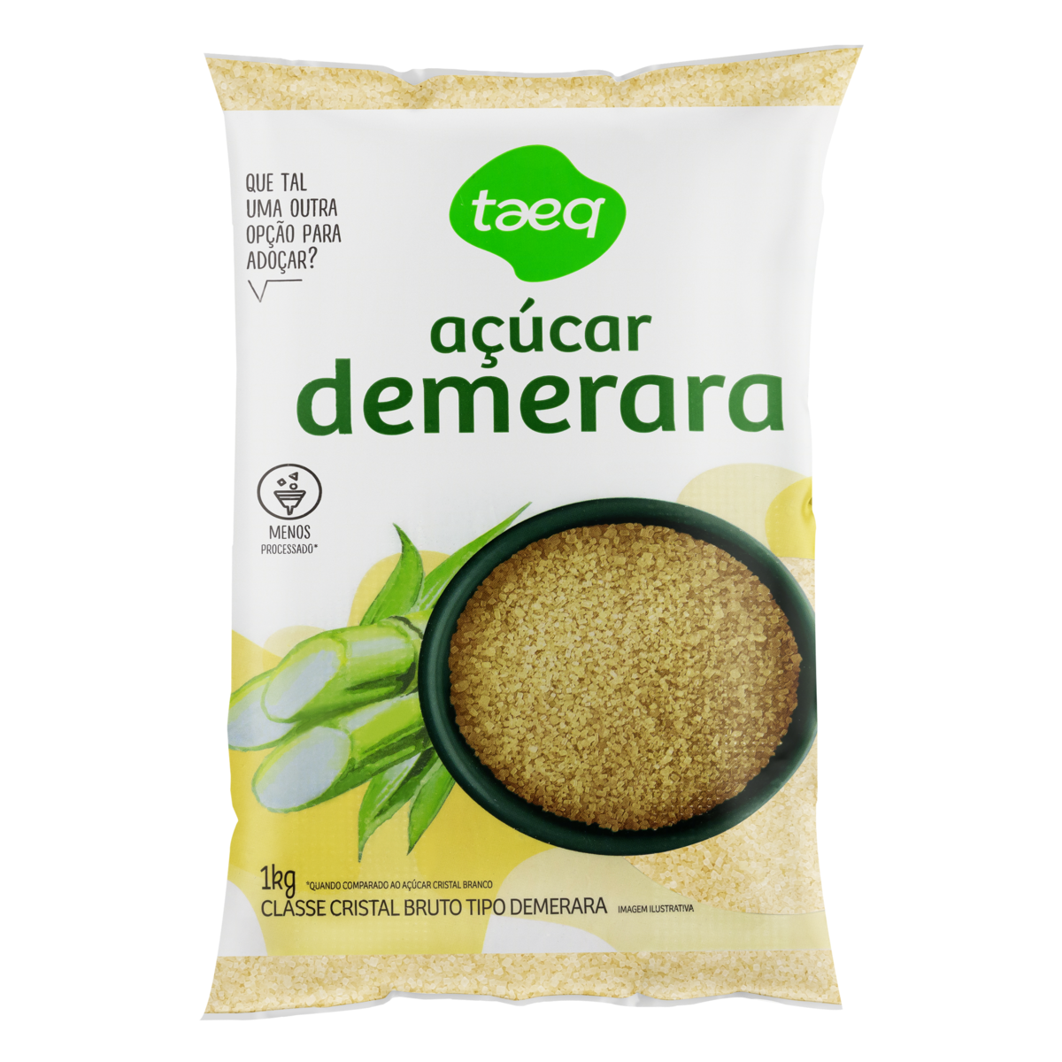 Açúcar Demerara Taeq Pacote 1kg