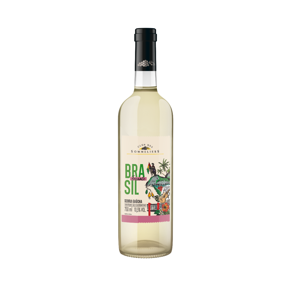 Vinho Branco Brasileiro Clube Des Sommeliers Frisante Suave 750ml