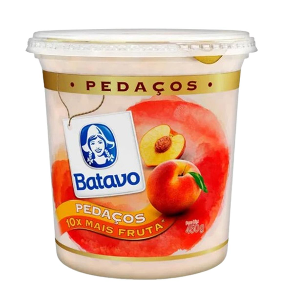 Iogurte Frimesa 450g - Pedaços de Frutas - Pêssego