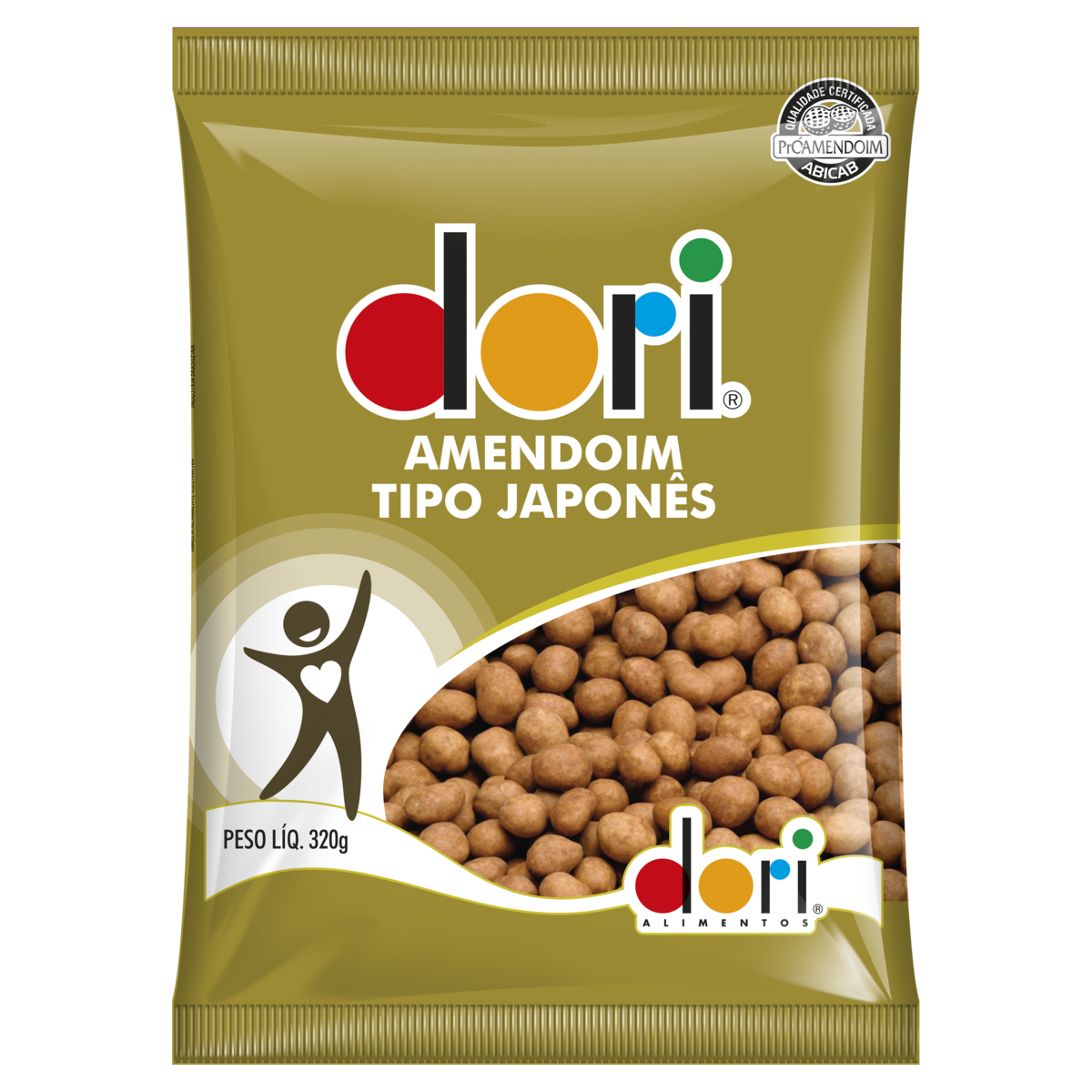 Amendoim Japonês Salgado Dori Pacote 320g