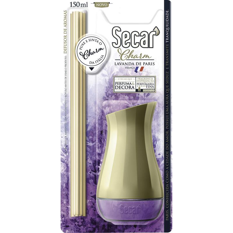 Difusor de Aromas Lavanda de Paris Secar Charm Blister 150ml