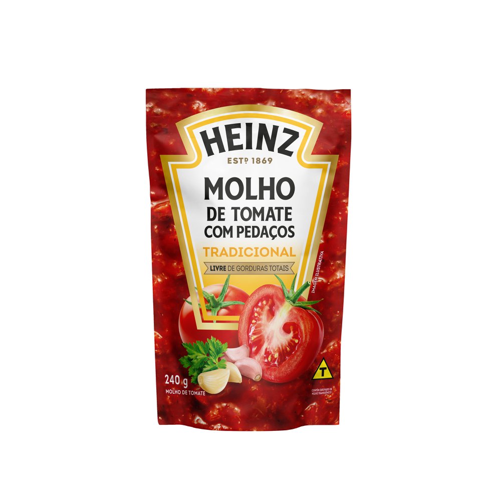 Molho de Tomate Tradicional Heinz Sachê 240g