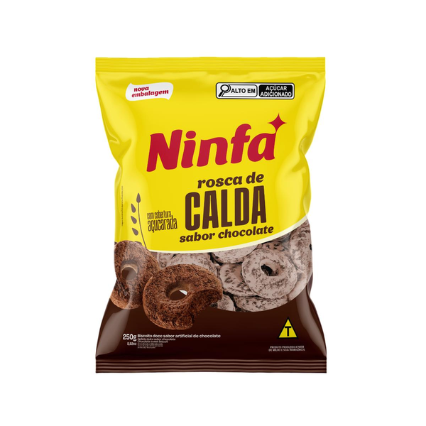 Biscoito Ninfa 250g - Rosca de Calda - Chocolate