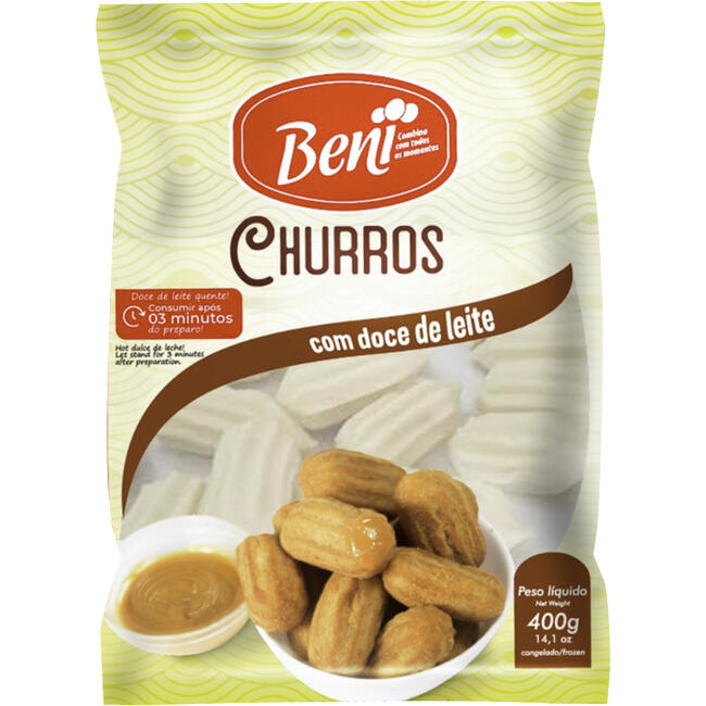 Mini Churros Beni Doce de Leite 400g